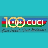 The "100cuci" user's logo