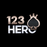 The "123Hero – Trải nghiệm game bài đỉnh cao mỗi ngày" user's logo