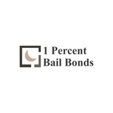 The "1 Percent Bail Bonds Los Angeles" user's logo