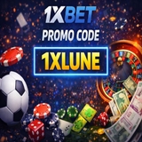 The "1xBet App Promo Code: 1XBONUS130 - €130 Bonus Offer" user's logo
