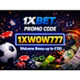 The "1xbet promo code 2027" user's logo