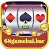 The "68 game bài bar" user's logo