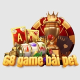 The "68gamebaipet1" user's logo