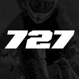 The "727 Moto" user's logo