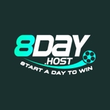 The "8DAY Cập Nhật Link Trang Chủ Mới Nhất 2024✔️" user's logo