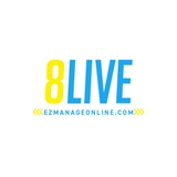 The "8LIVE" user's logo