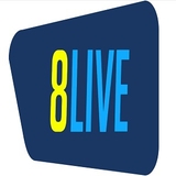 The "8liveat" user's logo