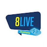 The "8LIVE mang đến trải nghiệm cá cược toàn diện và đẳng cấp" user's logo