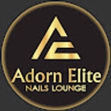 The "Adorn Elite Nails Lounge" user's logo