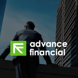 The "Advance Financial" user's logo