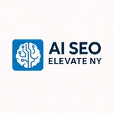 The "AI SEO Elevate NY" user's logo
