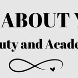 The "All About You Beauty and Academy" user's logo