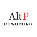 The "AltF Coworking in Delhi" user's logo