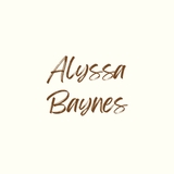 The "Alyssa Baynes" user's logo