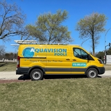 The "Aquavision Pools" user's logo