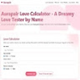 The "Love calculator" user's logo