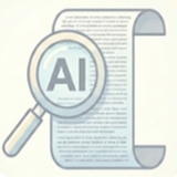 The "AI チェッカー" user's logo