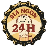 The "Bia Ngon 24H" user's logo