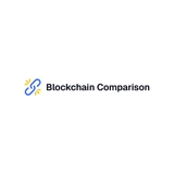 The "Blockchain Comparison" user's logo