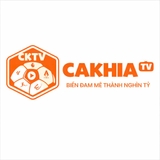 The "CakhiaTV" user's logo