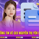 The "CEO Nguyễn Thị Yến Nhi – Chân Dung Lãnh Đạo 82LIVE Uy Tín" user's logo