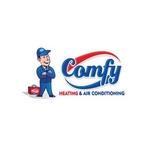 The "Comfy Heating & Air Conditioning" user's logo