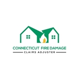 The "Connecticut Fire Damage Claims Adjuster" user's logo