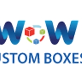 The "Wow Custom Boxes" user's logo