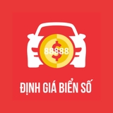 The "Định Giá Biển Số Xe" user's logo