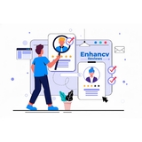 The "enhancvreviews" user's logo