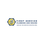The "First Service Plumbing & Drains LLC" user's logo