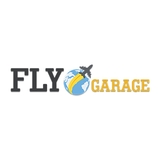 The "FlyoGarage" user's logo