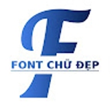 The "Chữ Đẹp Font" user's logo