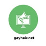 The "gayhair.net" user's logo