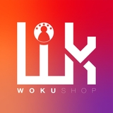 The "Gemini giá rẻ Woku Shop" user's logo
