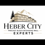 The "Heber City Precast Block Retaining Wall Experts" user's logo