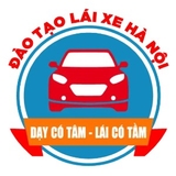 The "Học bằng lái xe B tại Hà Nội" user's logo