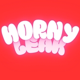 The "HornyLeak" user's logo