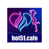 The "hot51cafe" user's logo