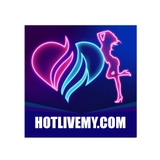 The "hotlivemycom" user's logo