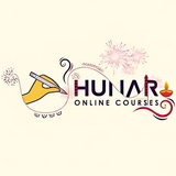 The "Hunar Online Courses" user's logo