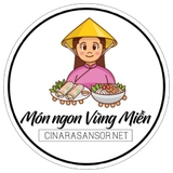 The "Món ngon 3 miền Việt Nam" user's logo