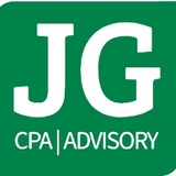 The "JG CPA & Advisory - Miami Tax and Accounting" user's logo