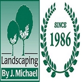 The "Landscaping By J Michael" user's logo