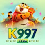 The "k997 game – emoção sem limites" user's logo
