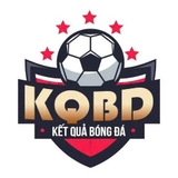 The "KQBD – Cập nhật kết quả bóng đá nhanh và chuẩn xác nhất" user's logo