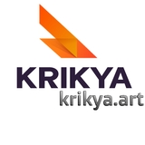 The "krikyaart" user's logo