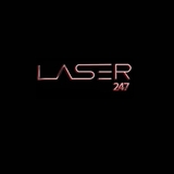 The "laser24777" user's logo