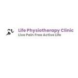 The "life physio therapy" user's logo