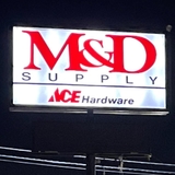 The "M&D Supply" user's logo